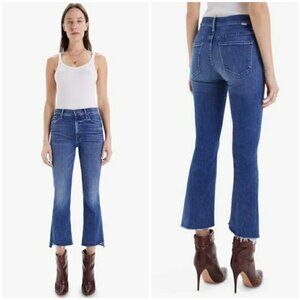 💕MOTHER💕 The Insider Crop Step Fray Jeans ~ Wish On a Star 34 NWT